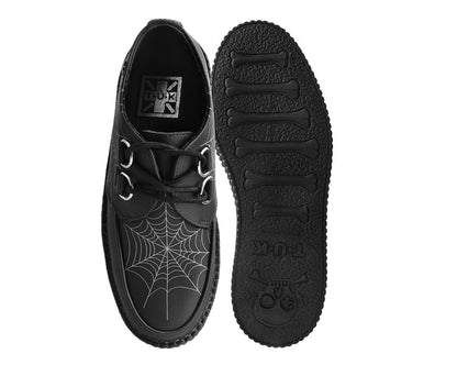 V9745 Black Glow Spiderweb Viva Mondo Creeper - T.U.K. Shoes