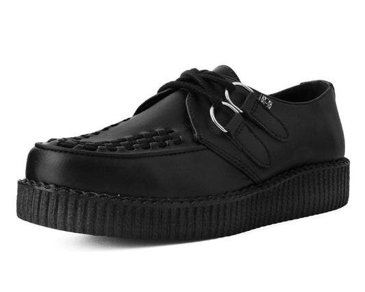 F9321 Black TUKskin™ Viva Low Creeper - T.U.K. Shoes