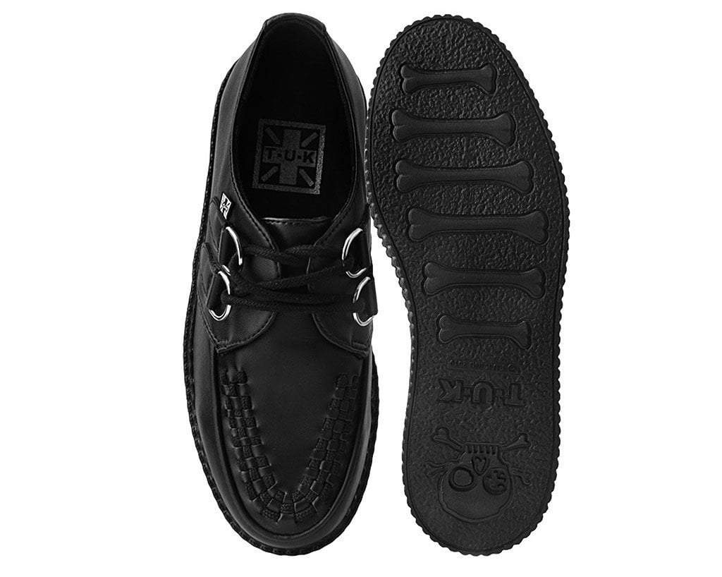 F9321 Black TUKskin™ Viva Low Creeper - T.U.K. Shoes