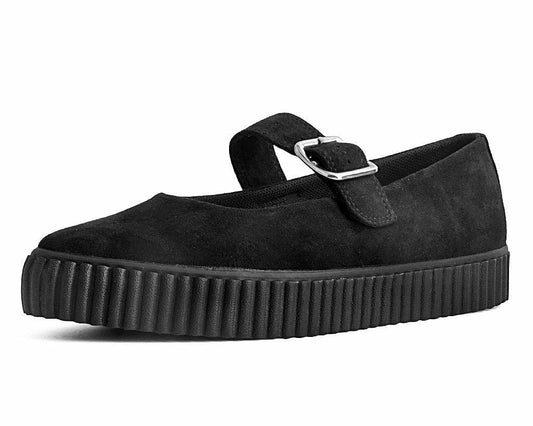 A9677L Black Pointed EZC Mary Jane - T.U.K. Shoes