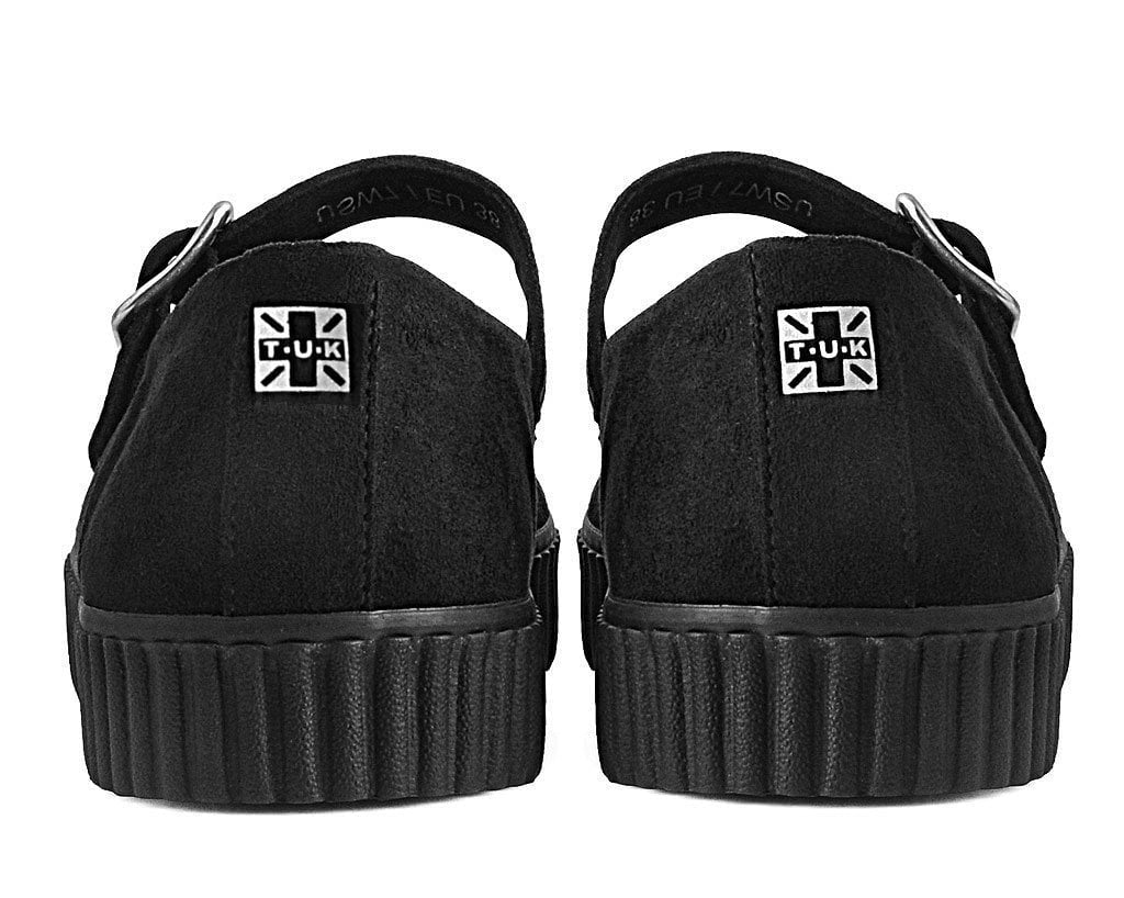 A9677L Black Pointed EZC Mary Jane - T.U.K. Shoes