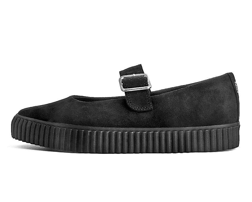 A9677L Black Pointed EZC Mary Jane - T.U.K. Shoes
