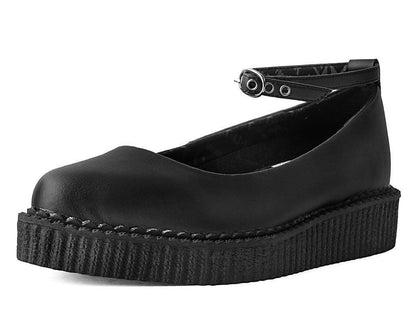 A9729L Black TUKskin™ Ballet Creeper - T.U.K. Shoes