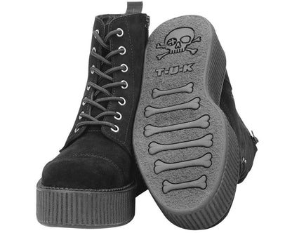 A8642L Black Suede Viva Mondo Boots - T.U.K. Shoes