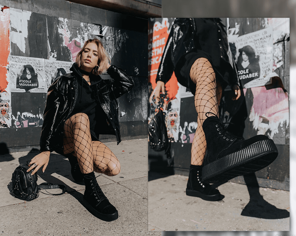 A8642L Black Suede Viva Mondo Boots - T.U.K. Shoes