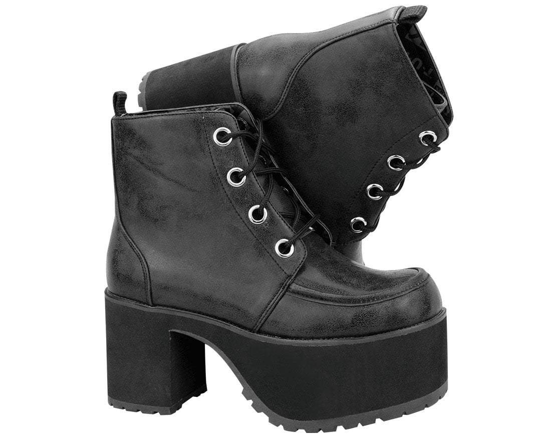 A8663L Distressed Ankle Nosebleed Boot - T.U.K. Shoes
