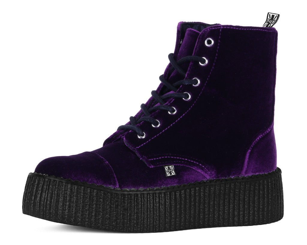 V9656L Violet Velvet Viva Mondo Boot - T.U.K. Shoes