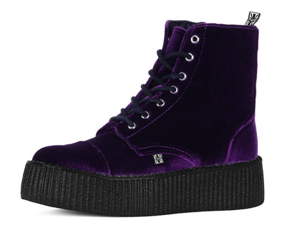 V9656L Violet Velvet Viva Mondo Boot - T.U.K. Shoes