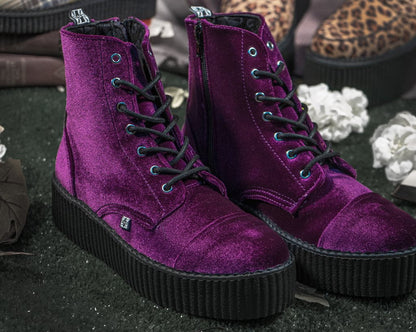 V9656L Violet Velvet Viva Mondo Boot - T.U.K. Shoes
