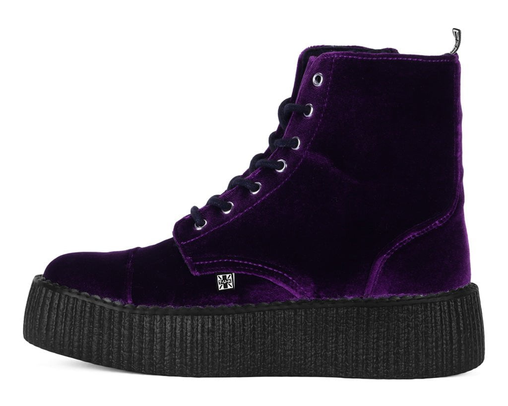 V9656L Violet Velvet Viva Mondo Boot - T.U.K. Shoes