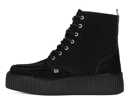 V3332 Black Suede Interlace Viva Mondo Boot - T.U.K. Shoes