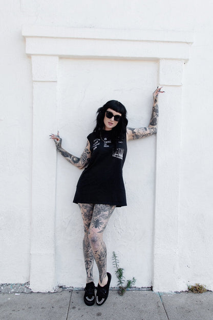 A3430 Black & White Suede Lace-Up Creeper Sneaker - T.U.K. Shoes