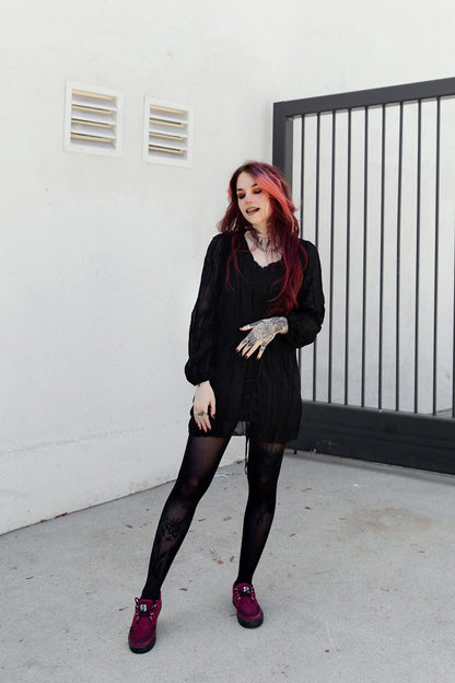 A3432 Burgundy Suede Creeper Sneaker - T.U.K. Shoes