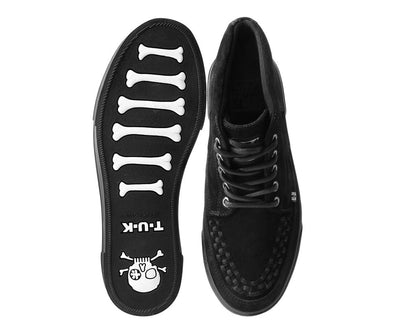 A3153 Black Suede 5-Eye Sneaker - T.U.K. Shoes