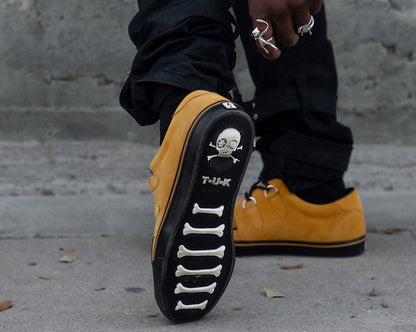 A3329 Mustard Suede Creeper Sneaker - T.U.K. Shoes