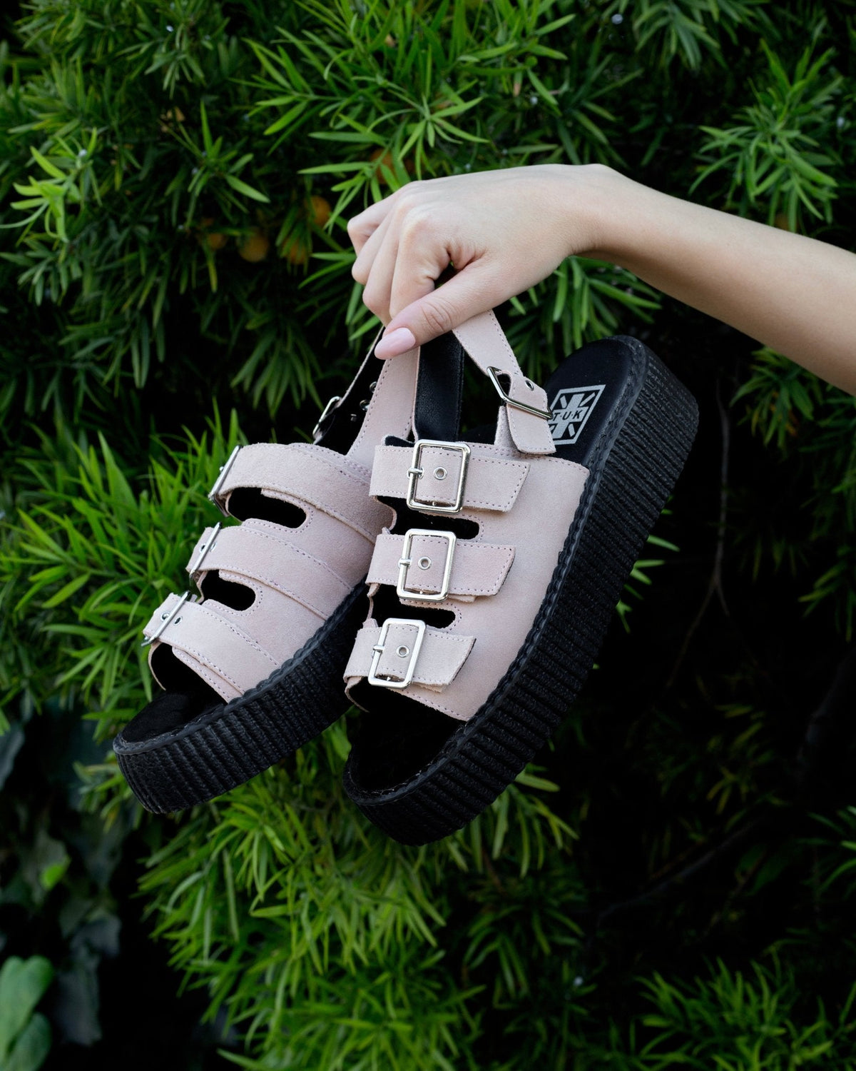 Misty Rose 3 - Buckle Mondo Sandal - T.U.K. Shoes