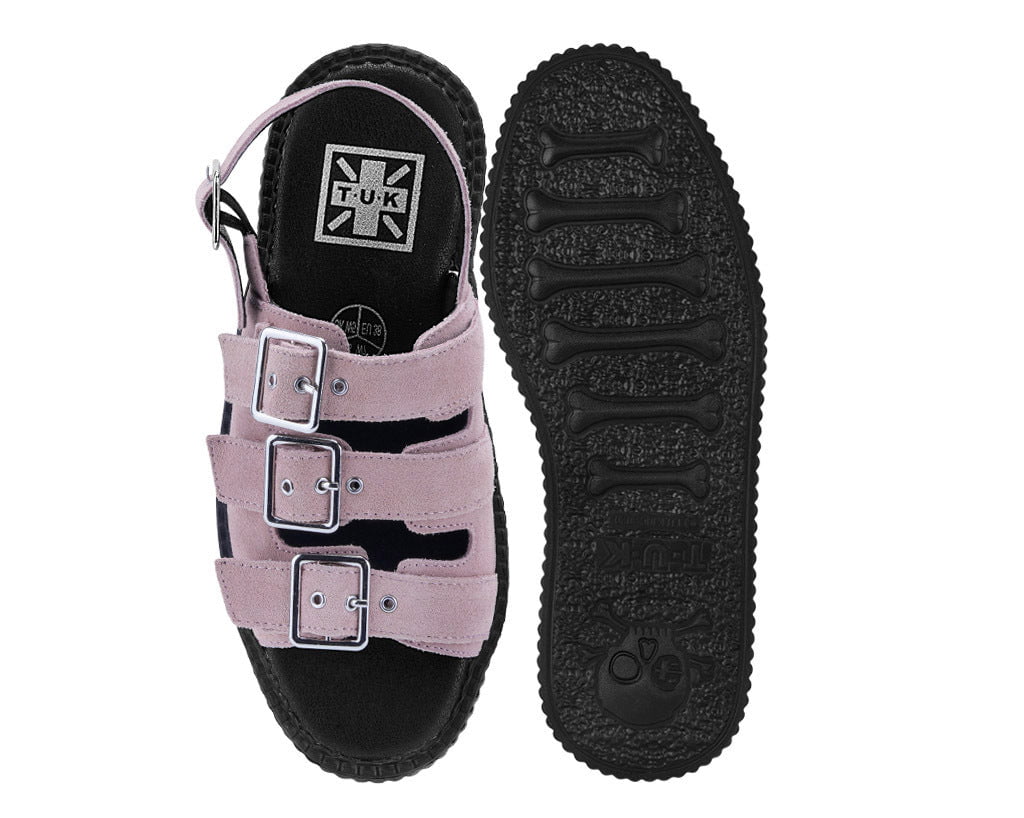 Misty Rose 3 - Buckle Mondo Sandal - T.U.K. Shoes