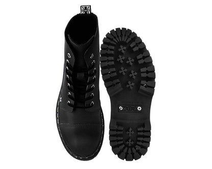 A9890 Black 7-Eye Double Decker Boot - T.U.K. Shoes