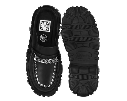 A3380 Black TUKskin Chain Airship Mule - T.U.K. Shoes