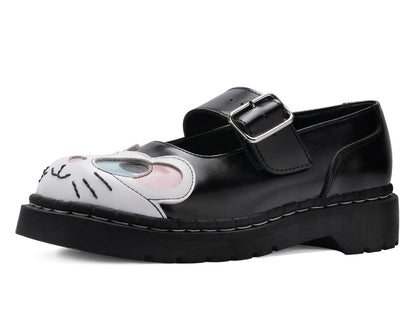 T2362 Black Mouse Mary Jane - T.U.K. Shoes
