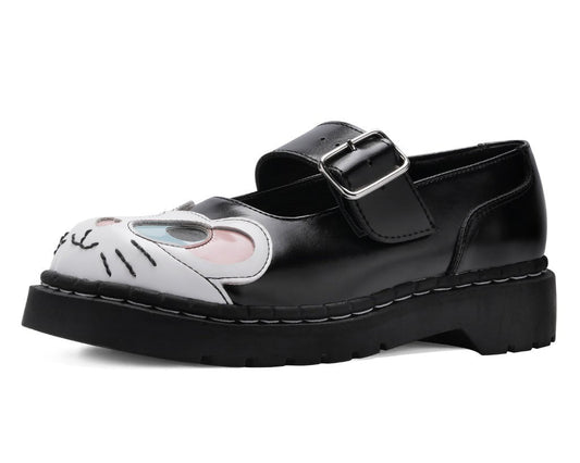 T2362 Black Mouse Mary Jane - T.U.K. Shoes