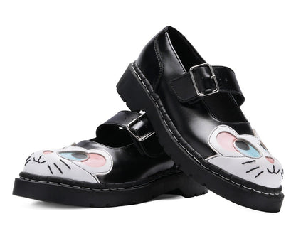 T2362 Black Mouse Mary Jane - T.U.K. Shoes