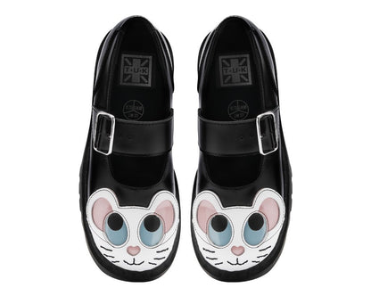 T2362 Black Mouse Mary Jane - T.U.K. Shoes