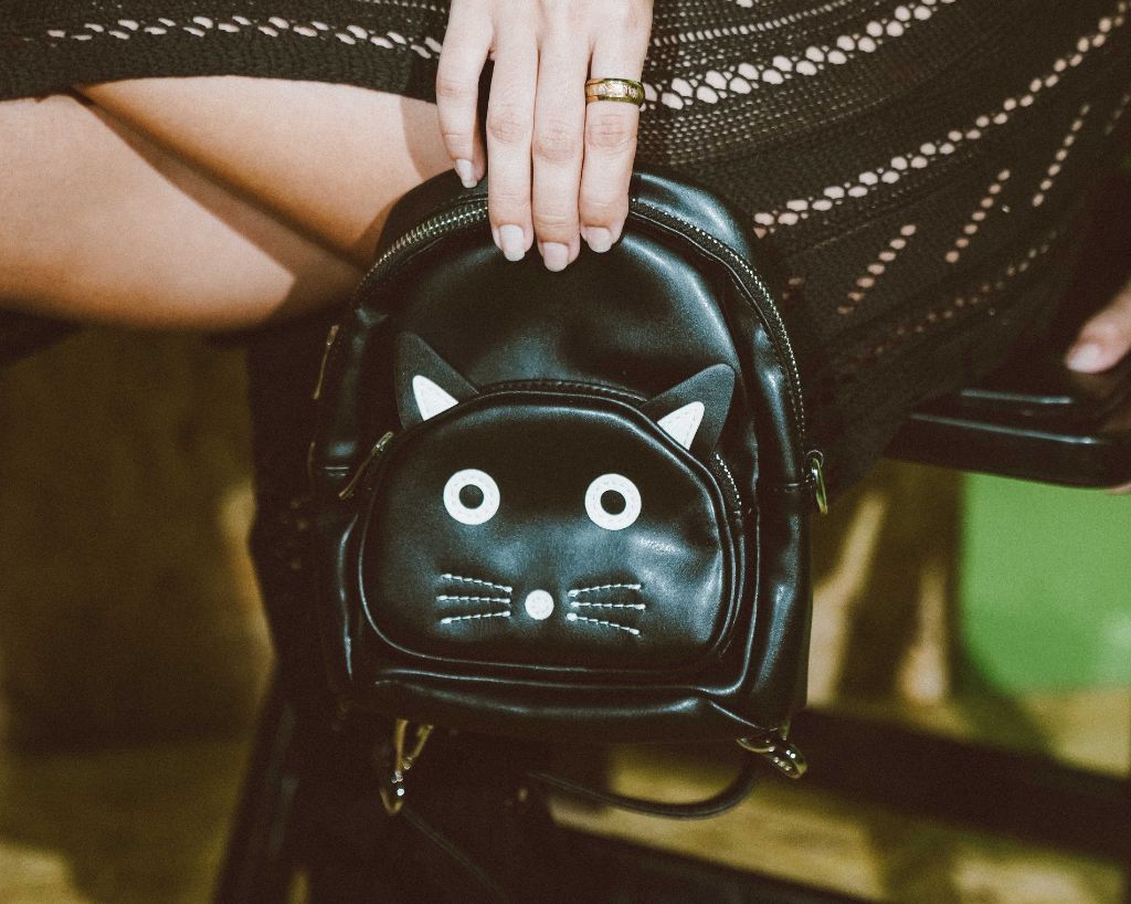 BG10 TUKskin Black Kitty MIni Backpack BG10 - T.U.K. Shoes