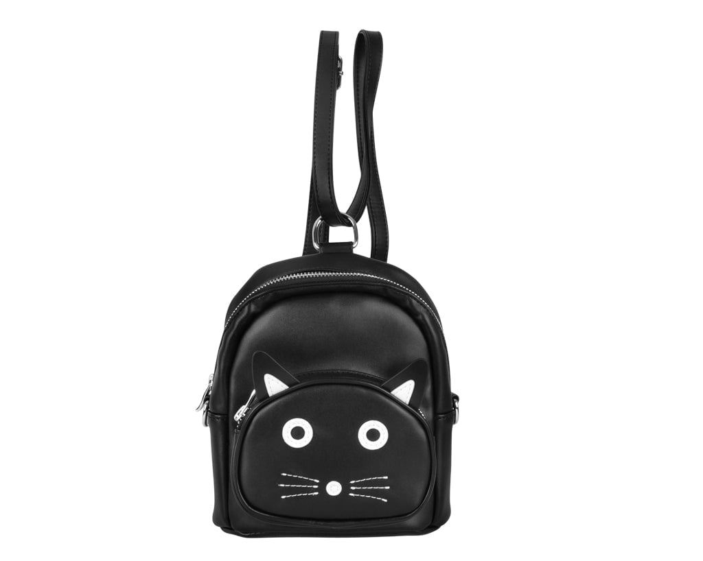 BG10 TUKskin Black Kitty MIni Backpack BG10 - T.U.K. Shoes