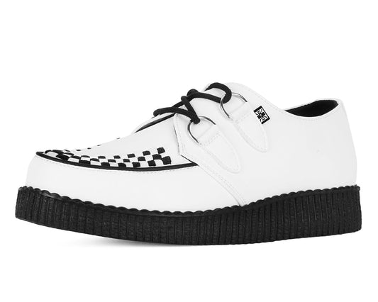 F9673 White TUKskin™ Viva Low Creeper - T.U.K. Shoes