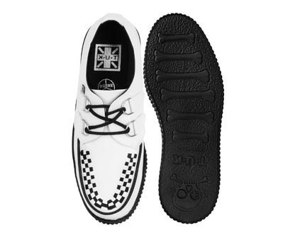F9673 White TUKskin™ Viva Low Creeper - T.U.K. Shoes