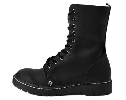 A9647 Black 10-Eye Gibson Boot - T.U.K. Shoes