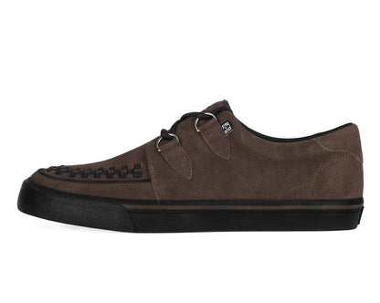 A3433 Brown Suede Creeper Sneaker - T.U.K. Shoes