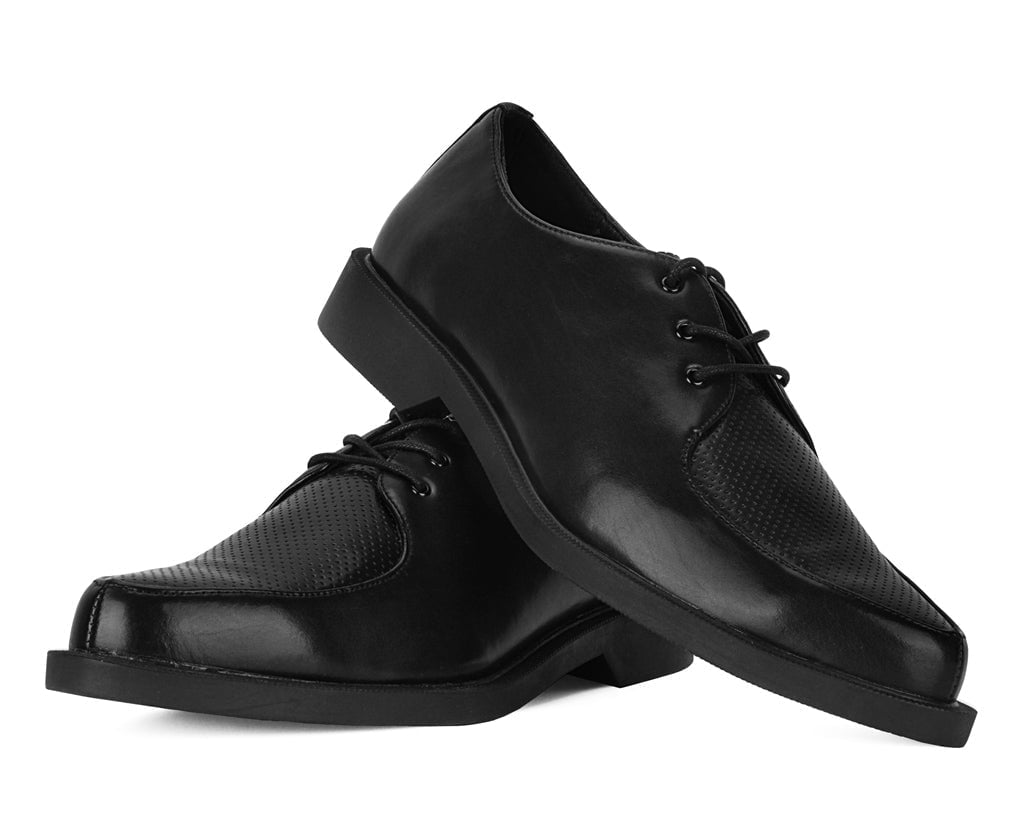 A3365 Black Pointed Jam Shoe - T.U.K. Shoes