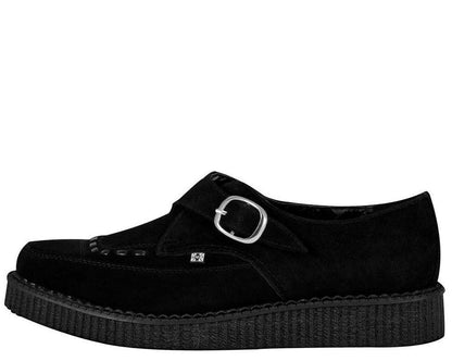 A8139 Suede Pointed Buckle Creeper - T.U.K. Shoes