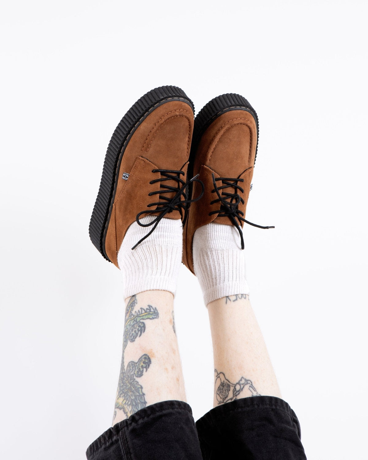 G3393 Brown Suede Vintage Mondo Creeper - T.U.K. Shoes