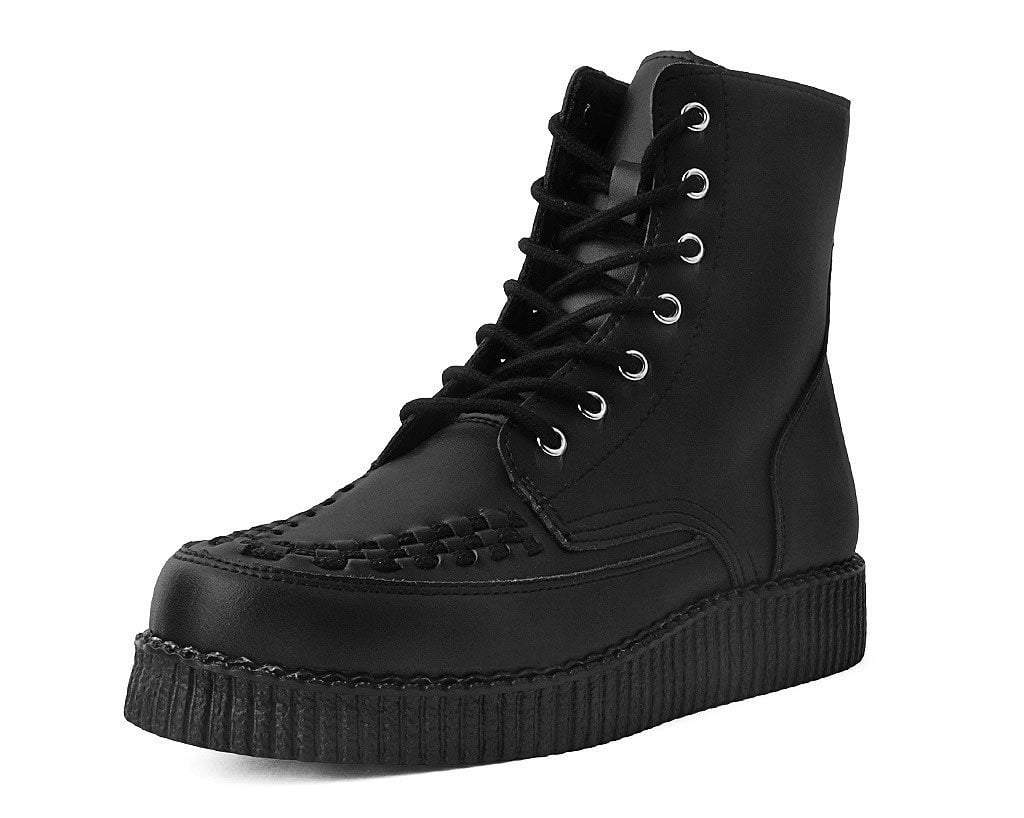 F9709 Black TUKskin™ 7-Eye Viva Low Boot - T.U.K. Shoes