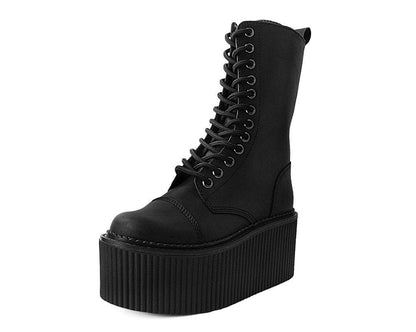 S9792 Black 12-Eye Casbah Stratocreeper Boot - T.U.K. Shoes