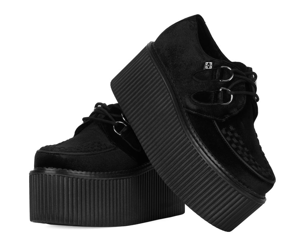 S9860 Black Velvet Stratocreeper - T.U.K. Shoes