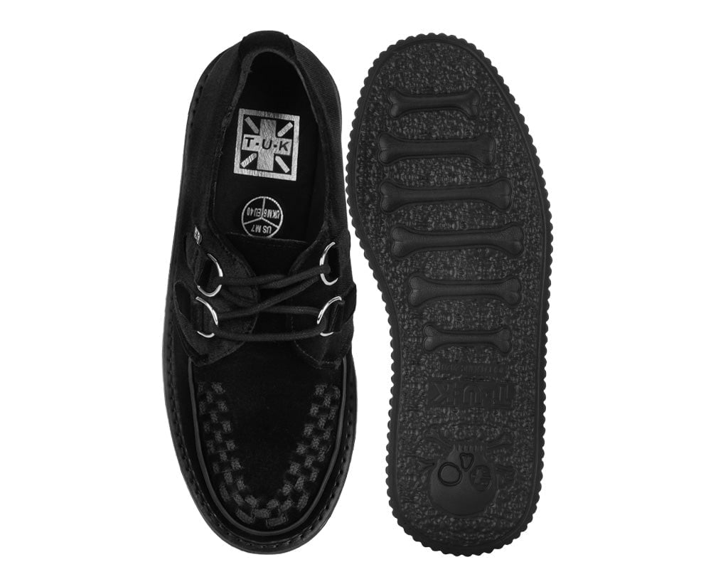 S9860 Black Velvet Stratocreeper - T.U.K. Shoes