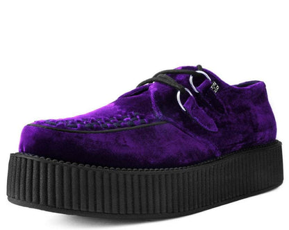 V9490 Violet Velvet Viva Mondo Creeper - T.U.K. Shoes
