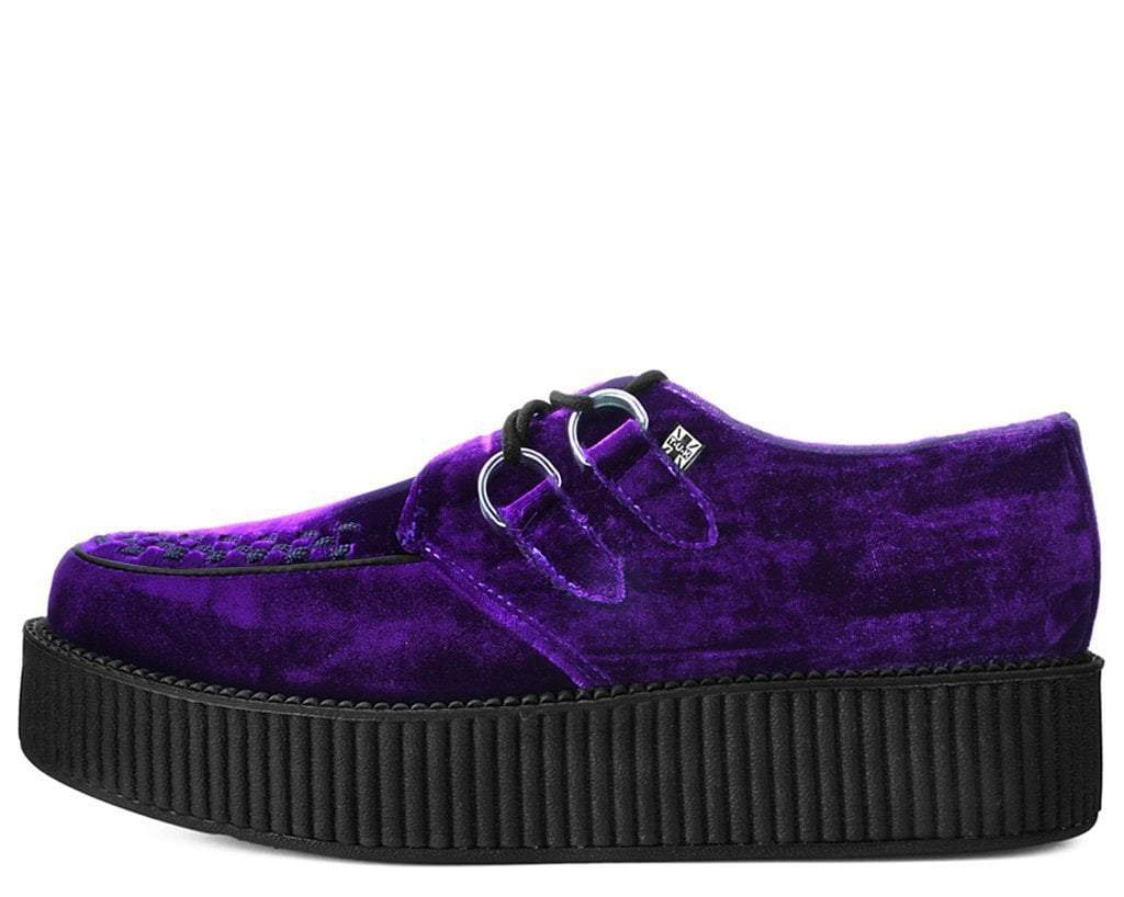 V9490 Violet Velvet Viva Mondo Creeper - T.U.K. Shoes