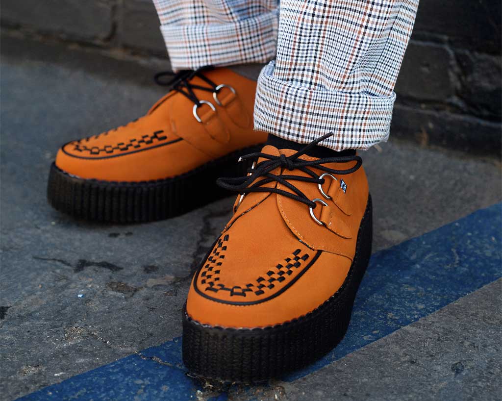 V9922 Burnt Orange Viva Mondo Creeper - T.U.K. Shoes