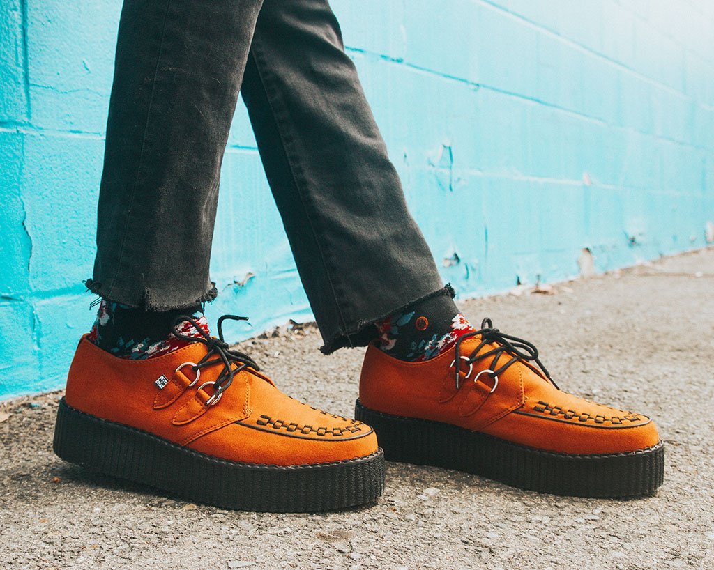 V9922 Burnt Orange Viva Mondo Creeper - T.U.K. Shoes