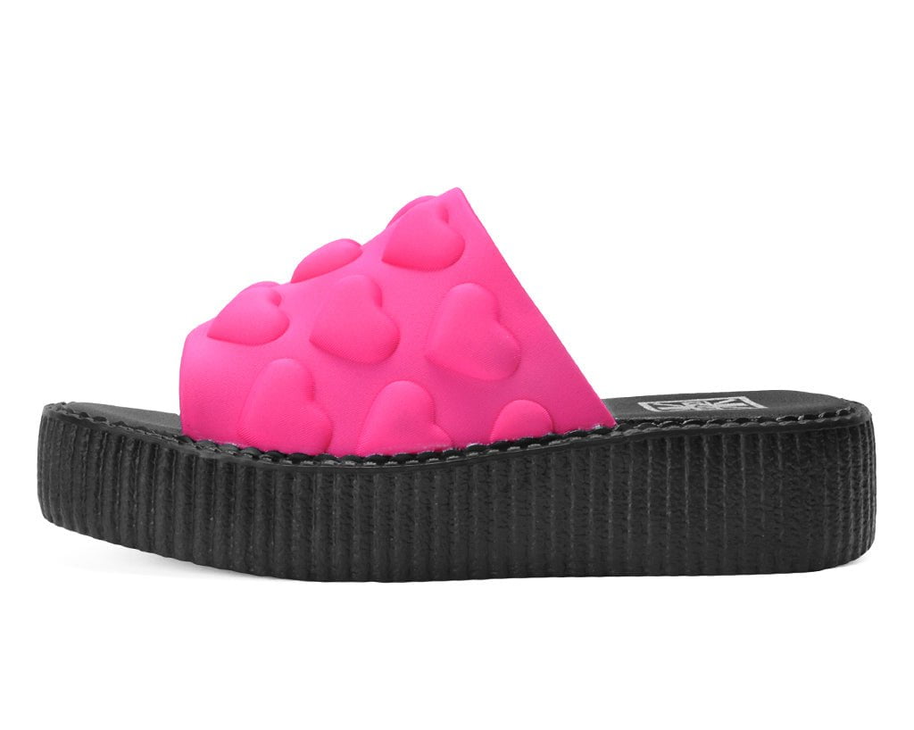 V3303L Pink Puff Heart Mondo Sandal - T.U.K. Shoes