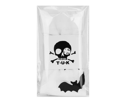 TSK1177 White Bat Thigh High Sock TSK1177-OS - T.U.K. Shoes