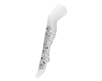 TSK1176 White Spider Thigh High Sock TSK1176-OS - T.U.K. Shoes
