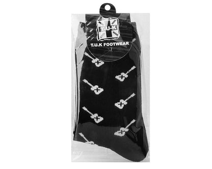 TSK1043 Black Guitars T.U.K. Women’s Sock TSK1043-OS - T.U.K. Shoes