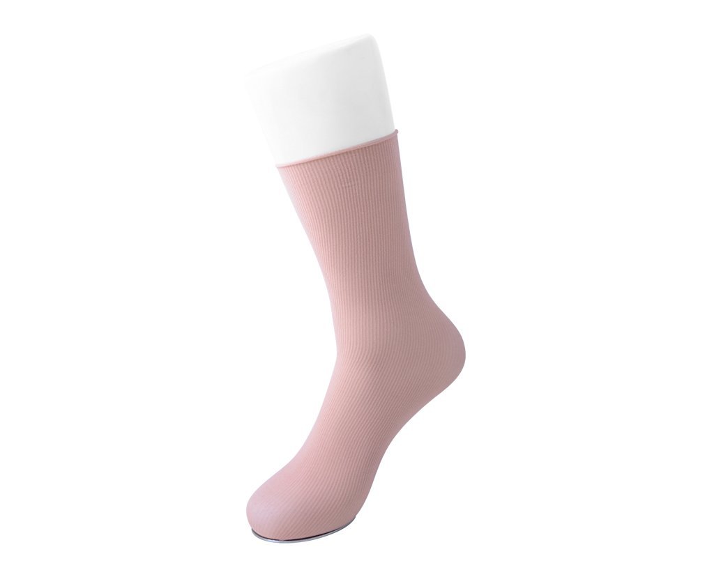 TSK1082 Pink Spandex Crew Sock TSK1082-OS - T.U.K. Shoes