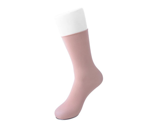 TSK1082 Pink Spandex Crew Sock TSK1082-OS - T.U.K. Shoes